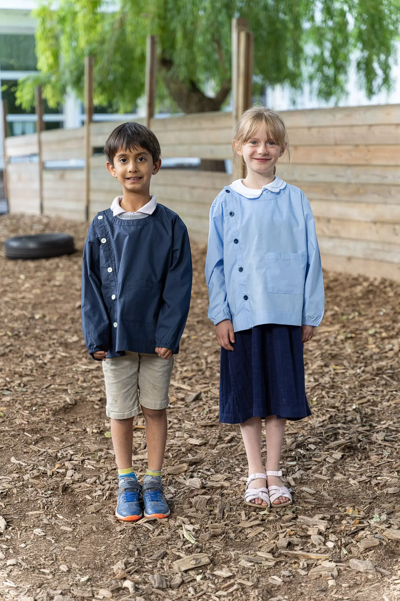 Tabliers d'école mixtes