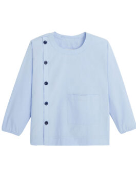 Tablier d’école mixte bleu ciel – JEAN