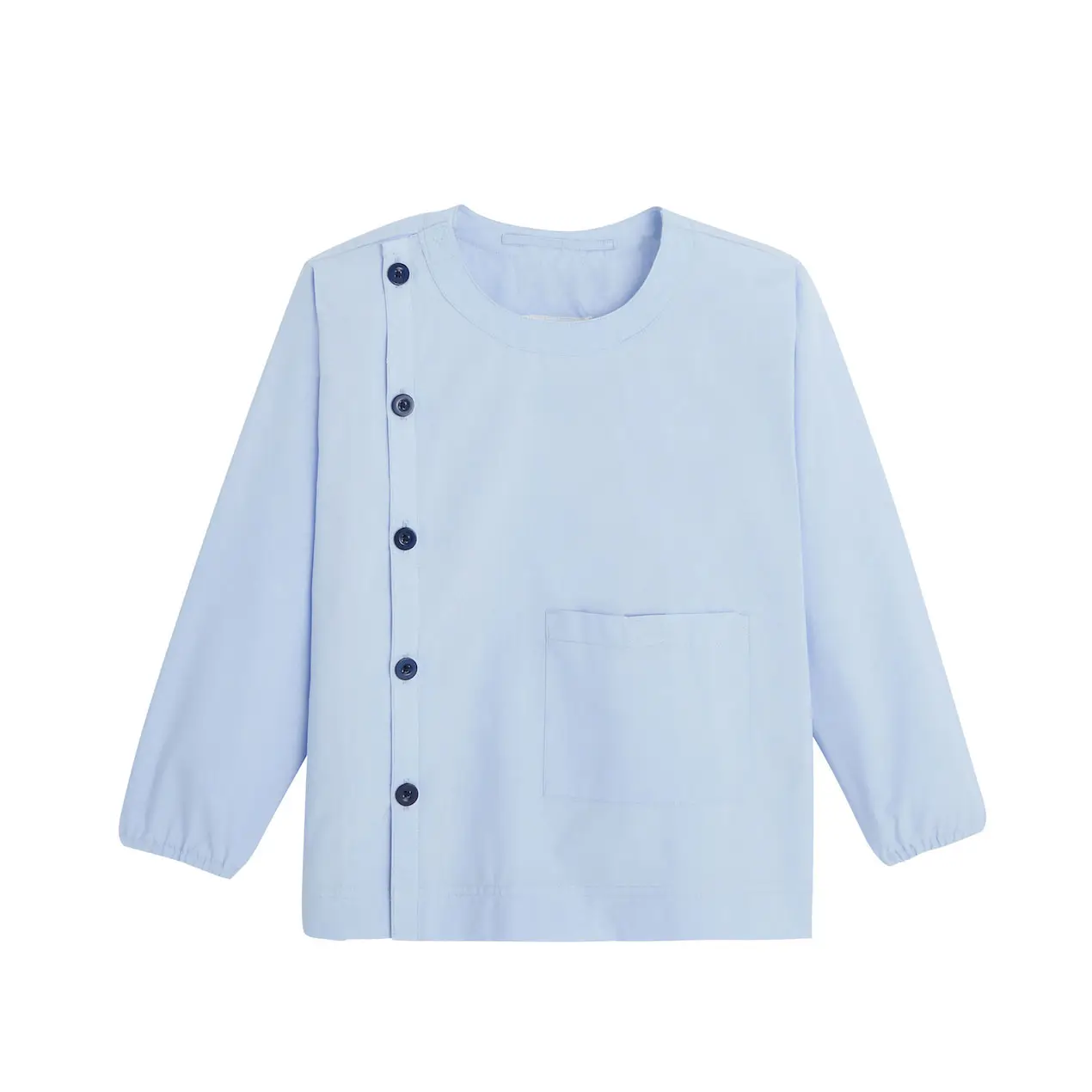 Tablier école garçon bleu ciel Lille, L’atelier des uniformes, tabliers et blouses d’école à Lille