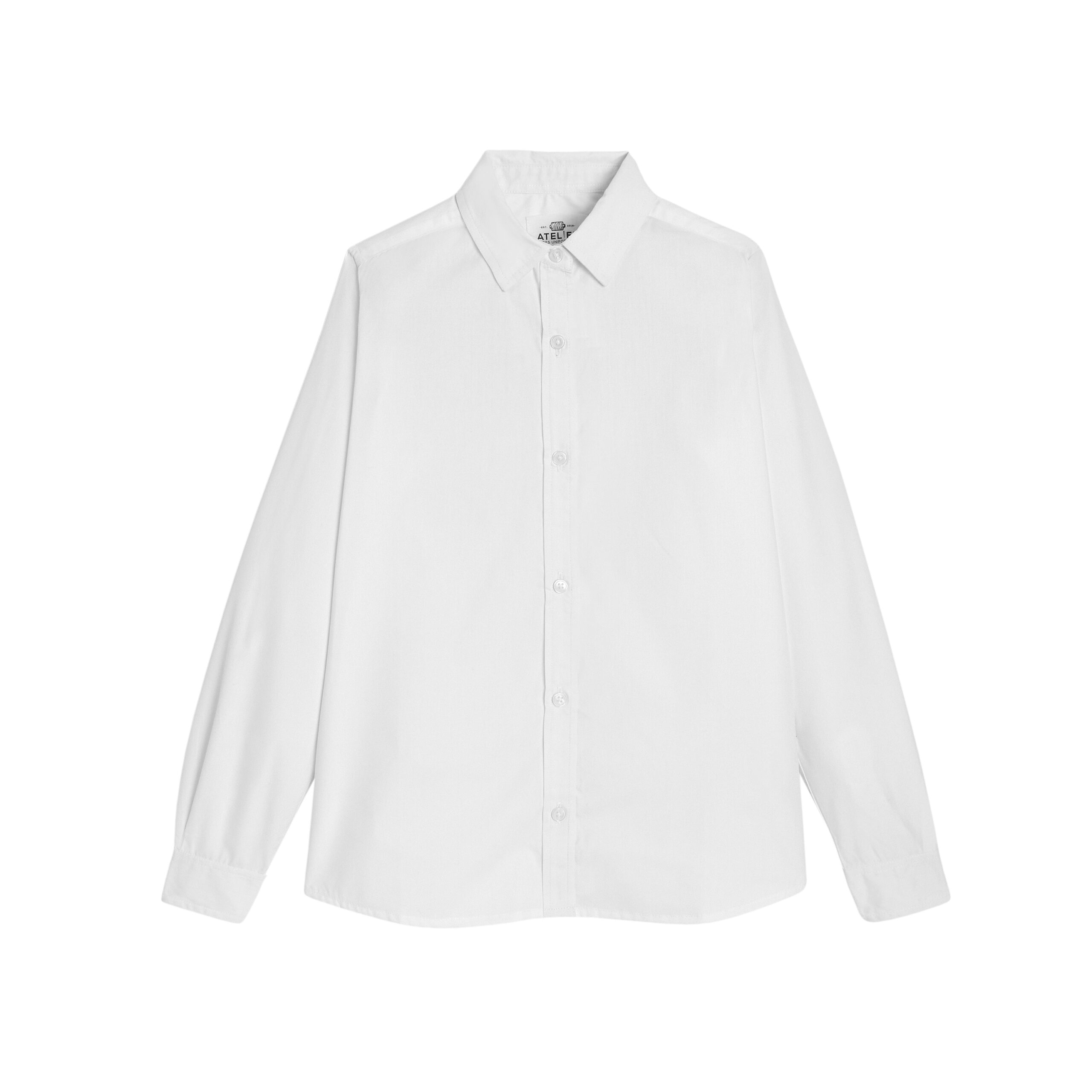 Chemise d’uniforme blanche manches longues garçon – BARTHELEMY