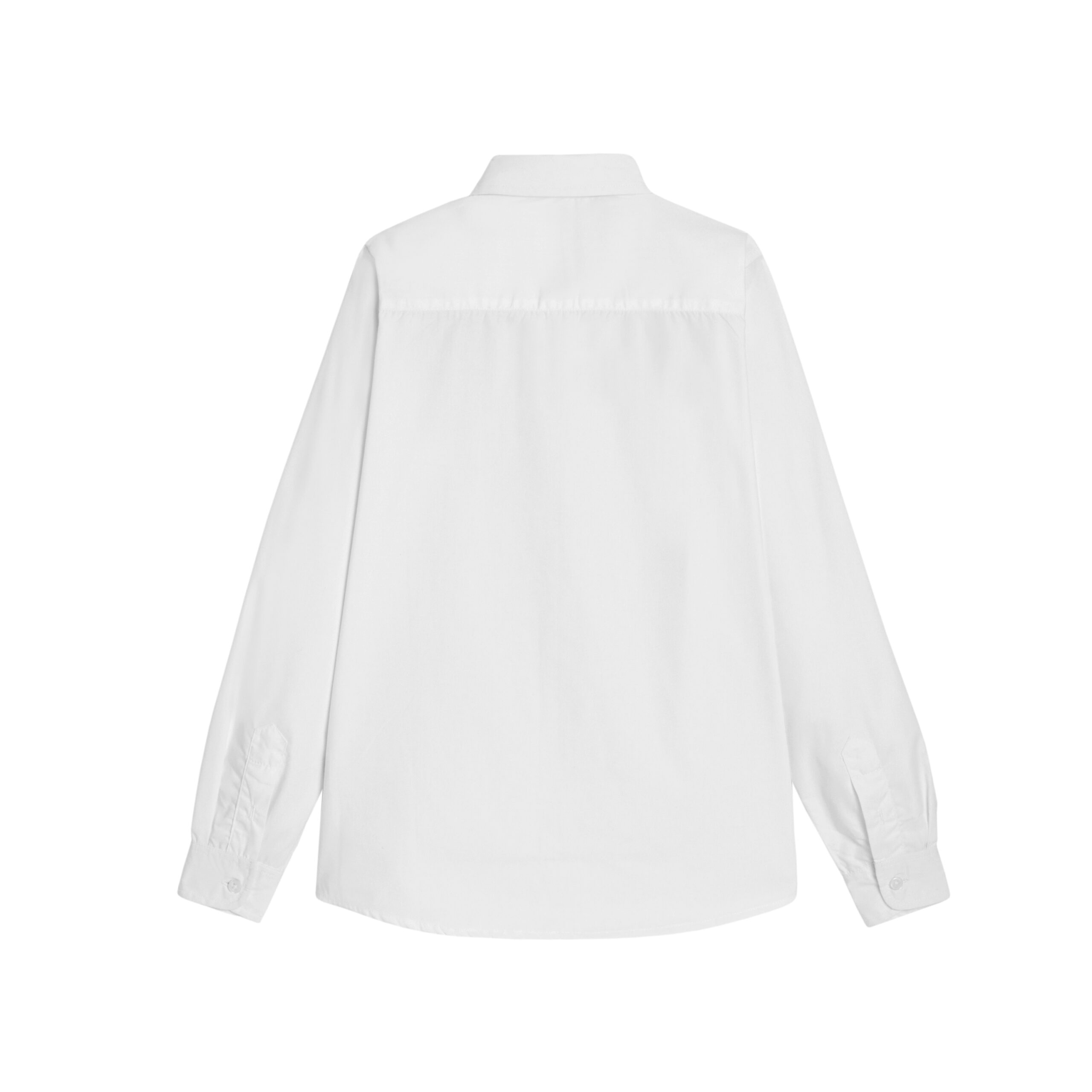 Chemise d’uniforme blanche manches longues fille – BRIGITTE